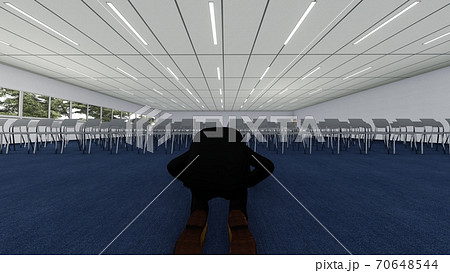記者会見場 男性土下座 机無し イラスト9 記者会見場 男性土下座 机無し イラスト9 70648544