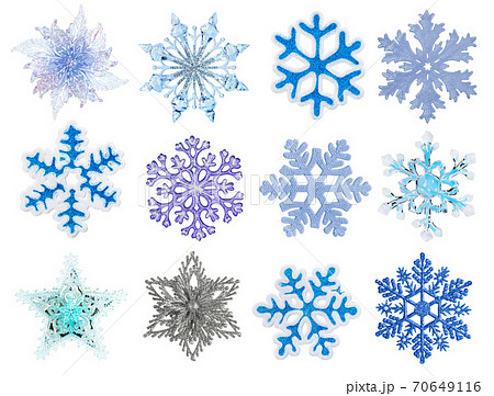 Set of snowflakes 70649116