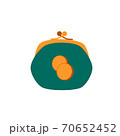 Coin purse, wallet. Vector illustration in flat style 70652452