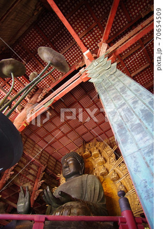 古都奈良の文化財 東大寺 大仏さん 古都奈良の文化財 東大寺 大仏さん 70654509