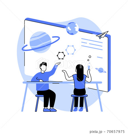 Smart spaces abstract concept vector illustration. Smart spaces abstract concept vector illustration. 70657975