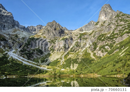 Green tarn, High Tatras mountains, Slovakia Green tarn, High Tatras mountains, Slovakia 70660131