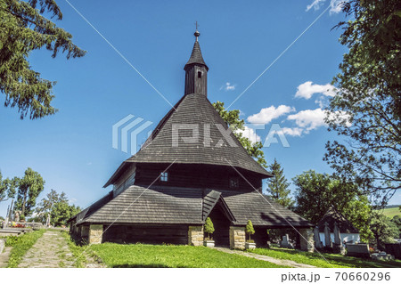 Wooden articular church Tvrdosin, Slovakia 70660296