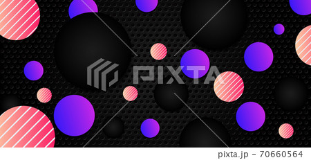 Abstract color vibrant circles on metal background. Abstract color vibrant circles on metal background. 70660564