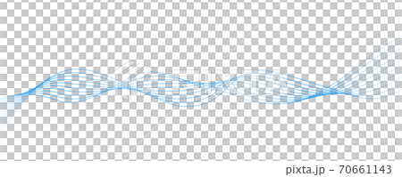 流線型の繊細なブルーのライン_水_風_換気 流線型の繊細なブルーのライン_水_風_換気 70661143