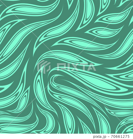 Agua Menthe color seamless vector pattern from cut smooth stripes or brush strokes. Flowing abstract texture for prints, textile. Agua Menthe color seamless vector pattern from cut smooth stripes or brush strokes. Flowing abstract texture for prints, textile. 70661275