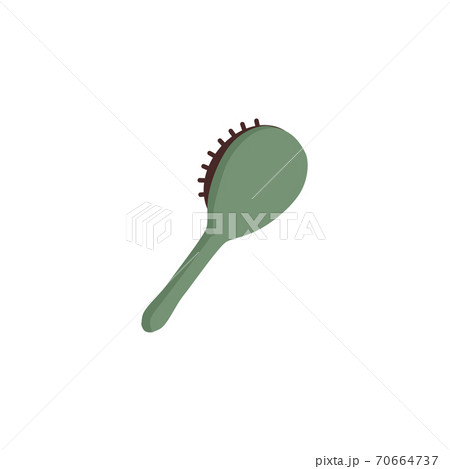 Icon of brush for care horse body a vector isolated illustration Icon of brush for care horse body a vector isolated illustration 70664737