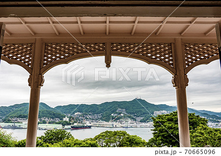 長崎県長崎市 グラバー園から望む風景 長崎県長崎市 グラバー園から望む風景 70665096