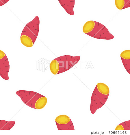 Illustration on theme of bright pattern sweet potato 70665148