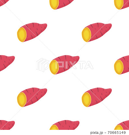 Illustration on theme of bright pattern sweet potato 70665149