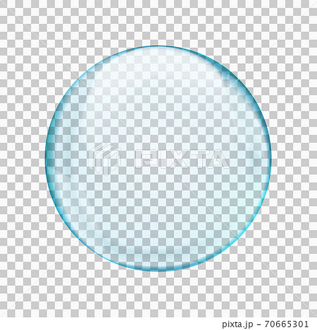 Blue translucent light sphere with glares and transparency Blue translucent light sphere with glares and transparency 70665301