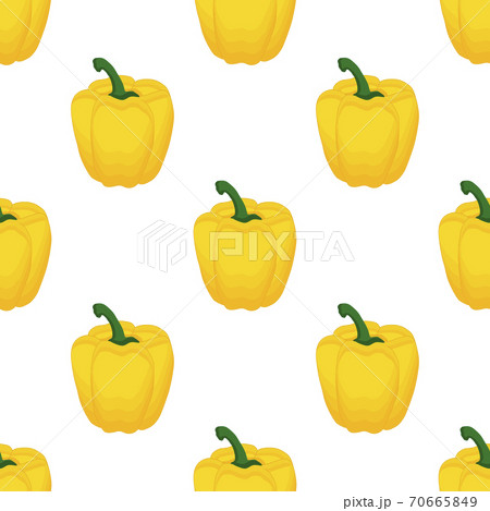 Illustration on theme of bright pattern bell pepper Illustration on theme of bright pattern bell pepper 70665849