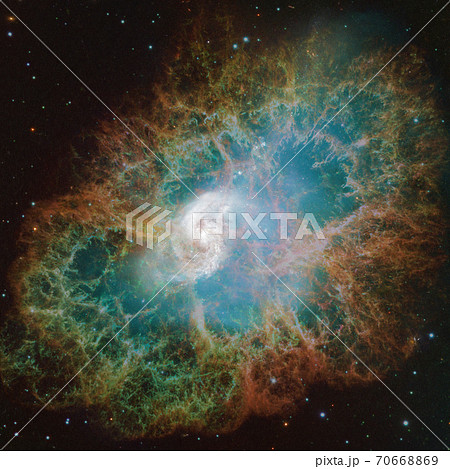 Cosmic art. Science fiction wallpaper. Elements of this image furnished by NASA 70668869