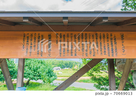 送水ポンプとバルブと陸軍用地境界杭【説明文】 70669013
