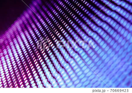 CloseUp LED blurred screen. LED soft focus background. abstract background ideal for design. 70669423