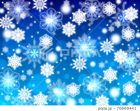 雪もようのイラスト背景 70669441