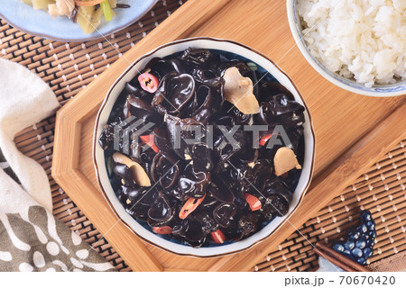 Healthy black fungus salad Healthy black fungus salad 70670420