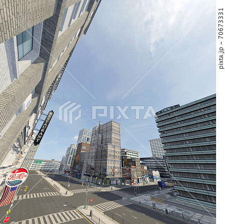 大都会のイラスト素材