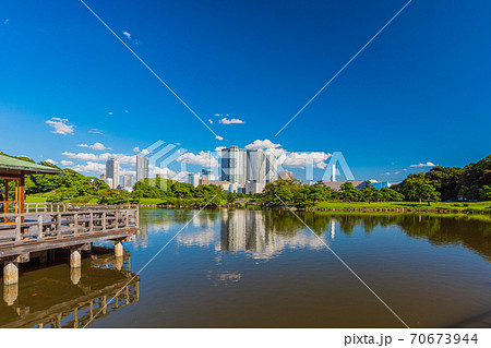 東京庭園巡り 特別名勝、浜離宮恩賜庭園 東京都中央区、汐留、 東京庭園巡り 特別名勝、浜離宮恩賜庭園 東京都中央区、汐留、 70673944