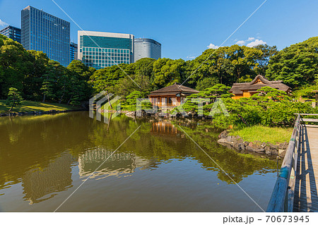 東京庭園巡り 特別名勝、浜離宮恩賜庭園 東京都中央区、汐留、 東京庭園巡り 特別名勝、浜離宮恩賜庭園 東京都中央区、汐留、 70673945