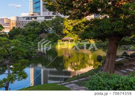 東京庭園巡り、国指定名勝、旧芝離宮恩賜庭園、東京都港区、海岸、浜松町 70674356