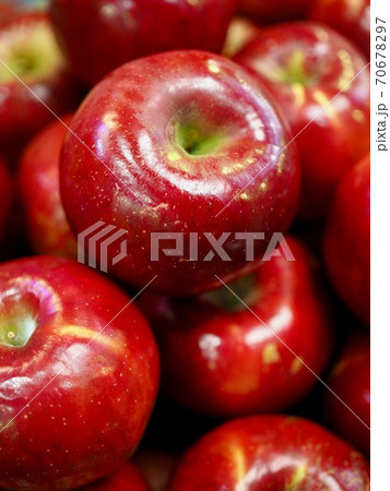 リンゴ りんご 赤 70678297
