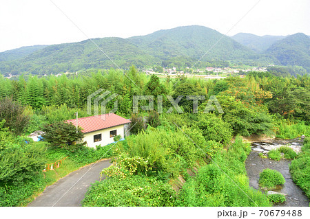 高崎駅から水上駅までの上越線車窓からの風景 70679488