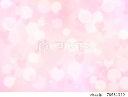 玉ボケのキラキラピンクの背景テクスチャの写真素材