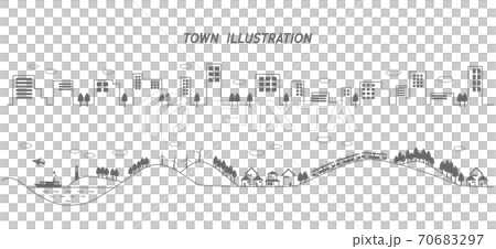 街並みのイラスト 街並みのイラスト 70683297