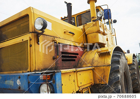 heavy construction loader bulldozer at construction area 70688605