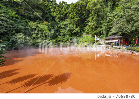 大分県別府市 別府地獄めぐり 血の池地獄 大分県別府市 別府地獄めぐり 血の池地獄 70688730