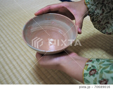 茶道　着物　素材 70689016