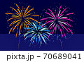打ち上げ花火イラスト 70689041