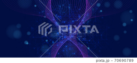 Technology data background, idea of global business solution 70690789