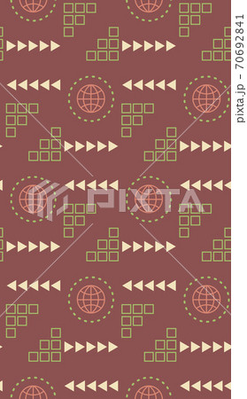 Seamless geometric pattern with the image of internet connections, connections, transmission, communication of people. Vector design for web banner, business presentation, brand package, fabric, print 70692841