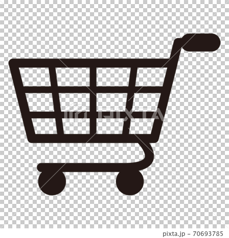 ショッピングカートのアイコンのイラスト素材 ショッピングカートのアイコンのイラスト素材