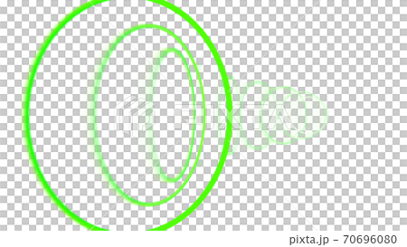 CGサークル　回転する複数のリング 70696080