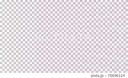 CGヘクサゴン　並んだ複数の六角形 70696124