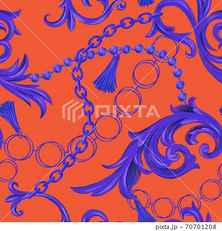 Baroque style background 70701208