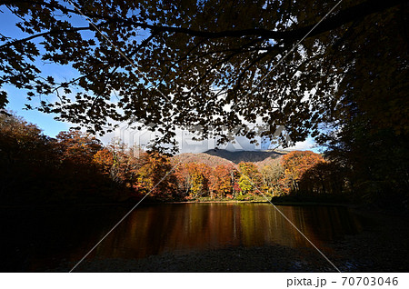 刈込池の紅葉 刈込池の紅葉 70703046