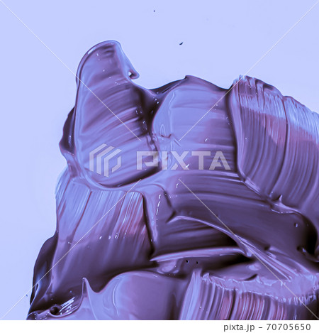 Purple brush stroke or makeup smudge closeup, beauty cosmetics and lipstick texture 70705650