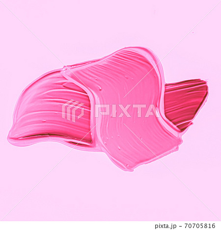 Pink brush stroke or makeup smudge closeup, beauty cosmetics and lipstick texture Pink brush stroke or makeup smudge closeup, beauty cosmetics and lipstick texture 70705816