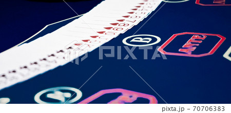 Playing cards game in casino, gambling ad Playing cards game in casino, gambling ad 70706383