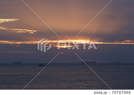 海 風景 夕焼け 70707998