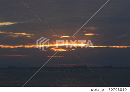 海 風景 夕焼け 70708010
