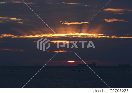 海 風景 夕焼け 70708028