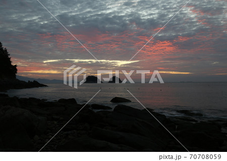 海 風景 夕焼け 70708059