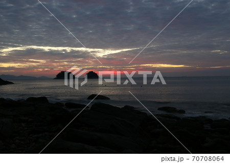 海 風景 夕焼け 70708064