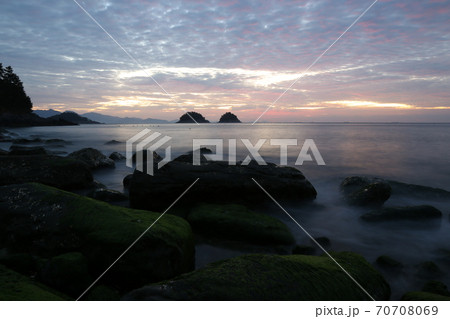 海 風景 夕焼け 70708069