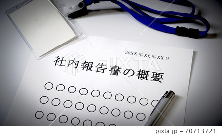社内報告書の概要について 概要 会社 社内報告書の概要について 概要 会社 70713721